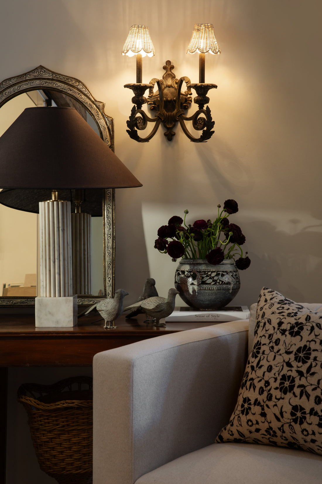 Pair of Antique Parisian Sconces