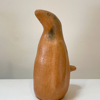 Mexican Clay Bird Figure: Light Terracotta