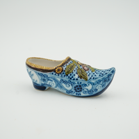 Vintage Dutch Hand Painted Delft Shoe