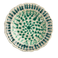 Hand-Painted Ceramic Drip Bowl