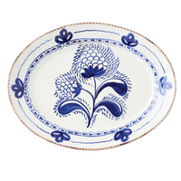 Hand-Painted Ceramic Platter made in Portugal