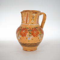 38. Hand Painted Antique Hungarian Pitcher