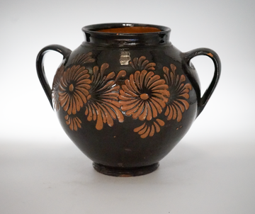 39. Hand Painted Antique Hungarian Pitcher