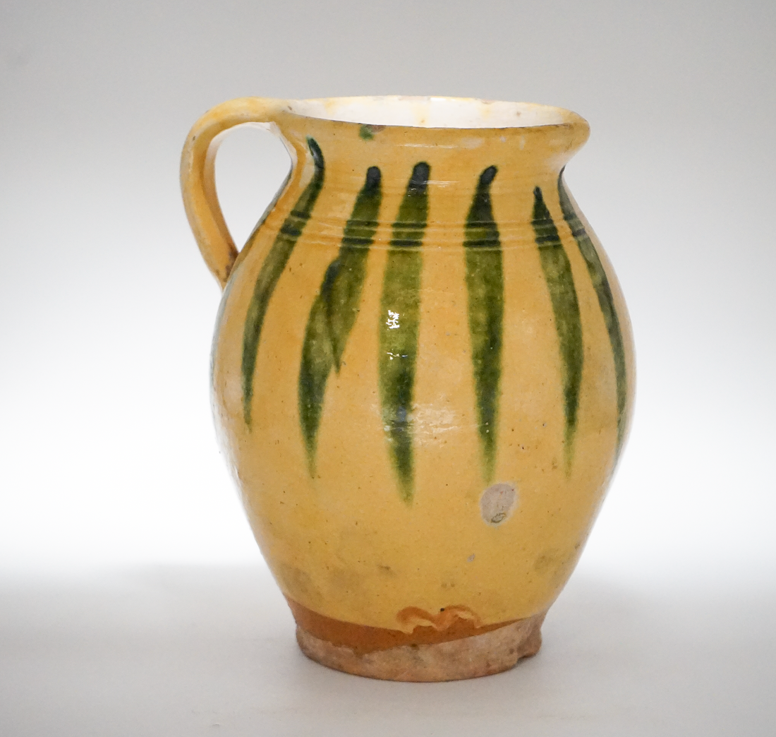 41. Hand Painted Antique Hungarian Pitcher