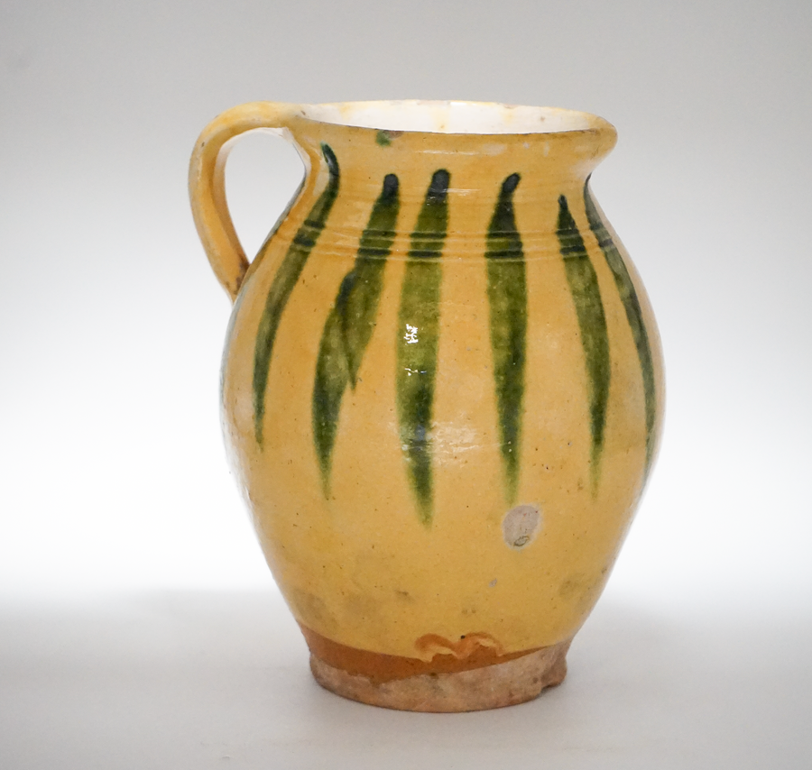 41. Hand Painted Antique Hungarian Pitcher