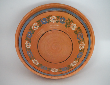 45. Hand Painted Antique Hungarian Bowl