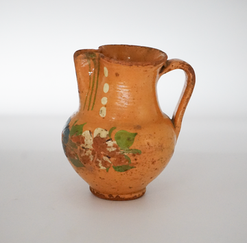 02. Hand Painted Antique Hungarian Pitcher