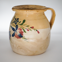 01. Hand Painted Antique Hungarian Pitcher