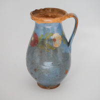07. Hand Painted Antique Hungarian Pitcher
