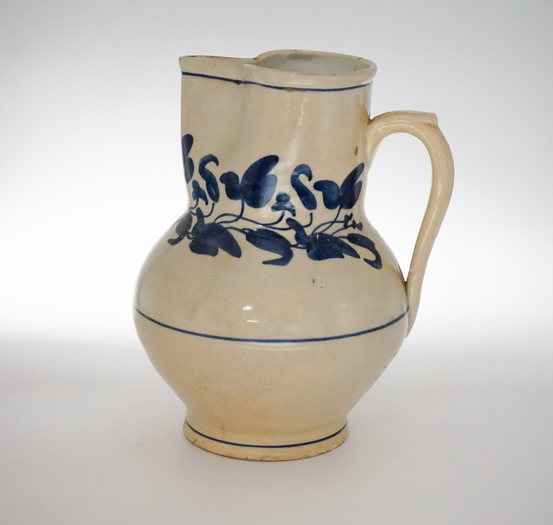 09. Hand Painted Antique Hungarian Pitcher