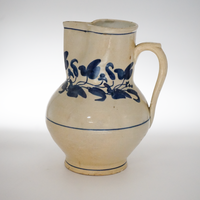 09. Hand Painted Antique Hungarian Pitcher