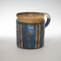 10. Hand Painted Antique Hungarian Pitcher