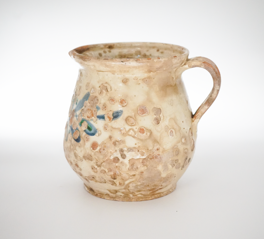 15. Hand Painted Antique Hungarian Pitcher