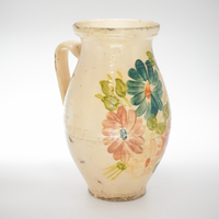 16. Hand Painted Antique Hungarian Pitcher