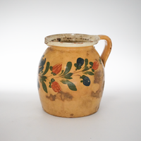 24. Hand Painted Antique Hungarian Pitcher