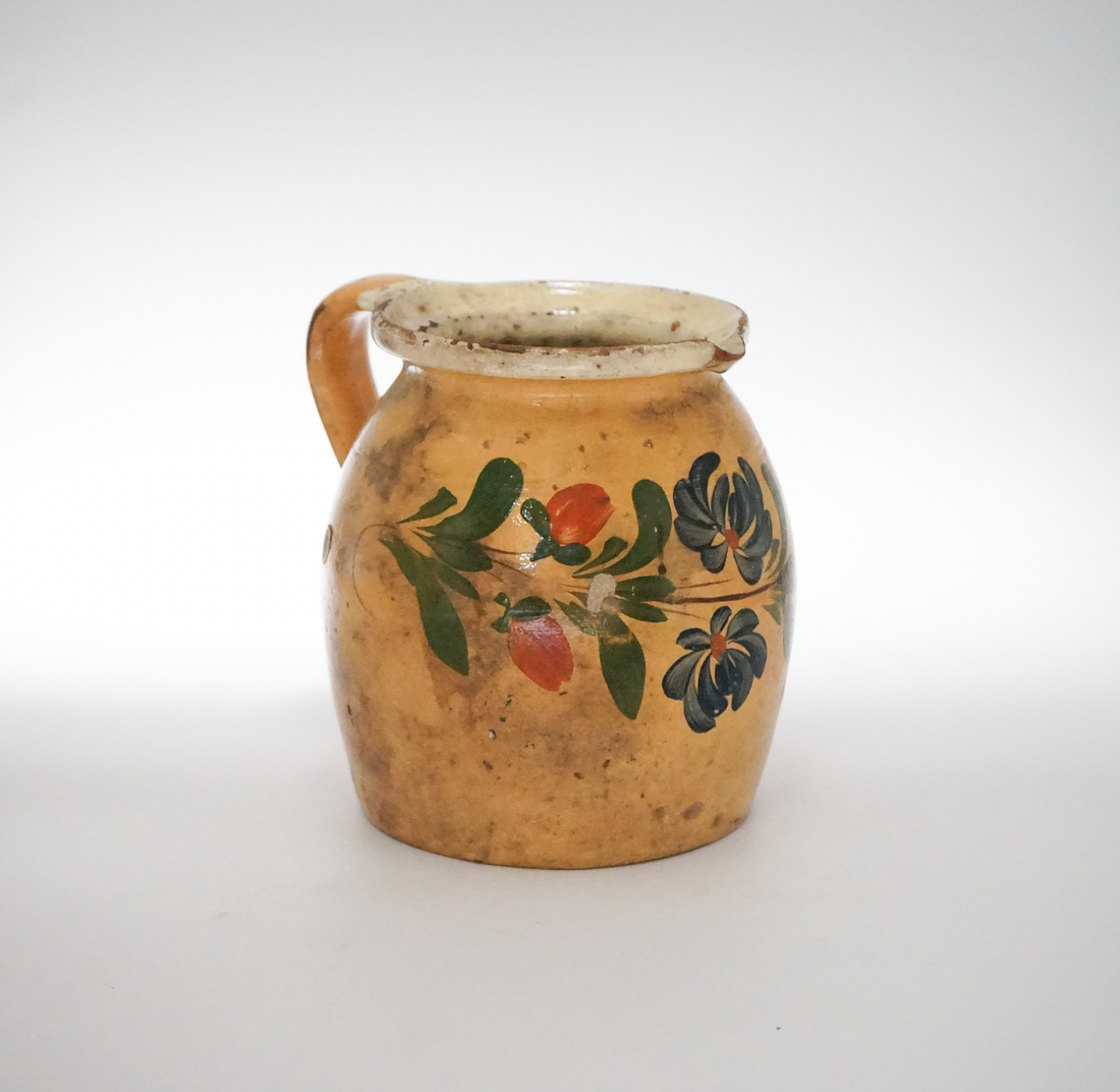 24. Hand Painted Antique Hungarian Pitcher