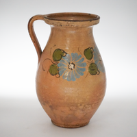 27. Hand Painted Antique Hungarian Pitcher