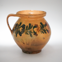 29. Hand Painted Antique Hungarian Pitcher