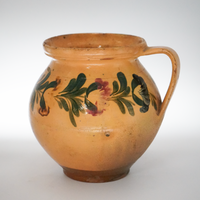 29. Hand Painted Antique Hungarian Pitcher