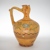 31. Hand Painted Antique Hungarian Pitcher