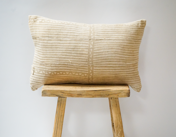 30. Handmade African Textile Lumbar Pillow