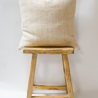 34. Textured Linen Throw Pillow