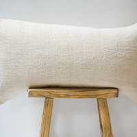 35. Textured Linen Long Bolster