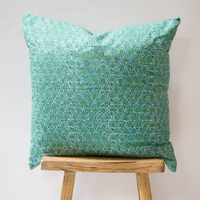 37. Handmade Block Print Pillow