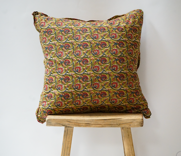 38. Handmade Block Print Pillow