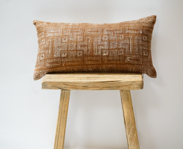 42. Handmade Block Printed Lumbar Pillow