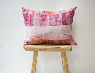 44. Handmade Vintage Textile Pillow