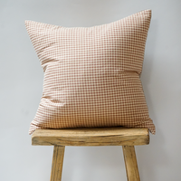 60. Handmade Vintage Mini Check Pillow