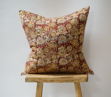 63. Handmade Floral Print Pillow