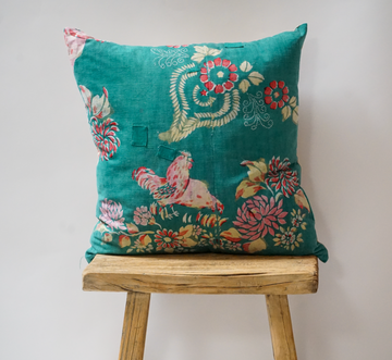 70. Handmade Vintage Textile Pillow