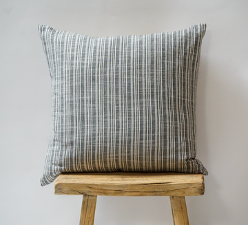 71. Handmade Linen Thin Stripe Pillow