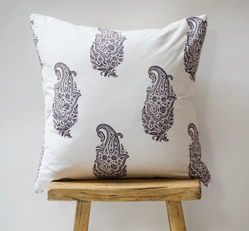 73. Handmade French Block Print Pillow