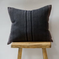 81. Handmade Vintage Textured Stripe Pillow