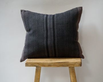 81. Handmade Vintage Textured Stripe Pillow