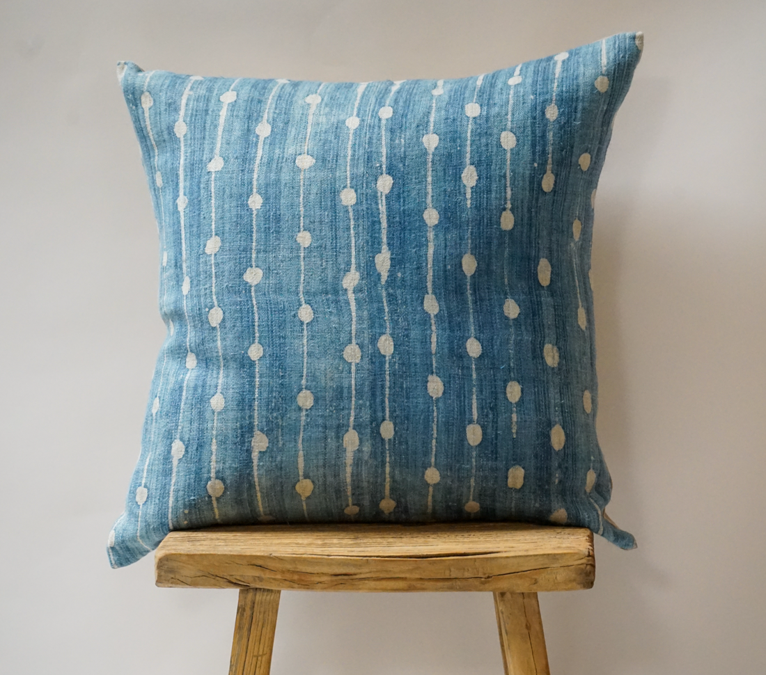 86. Handmade Vintage French Textile Pillow