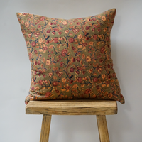 90. Handmade Block Print Textile Pillow