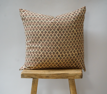 95. Handmade Block Print Textile Pillow