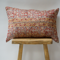 98. Handmade Block Print Lumbar Pillow