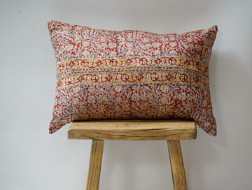 98. Handmade Block Print Lumbar Pillow