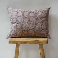 99. Handmade Block Print Small Lumbar Pillow