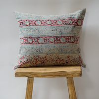 101. Handmade Block Print Small Lumbar Pillow