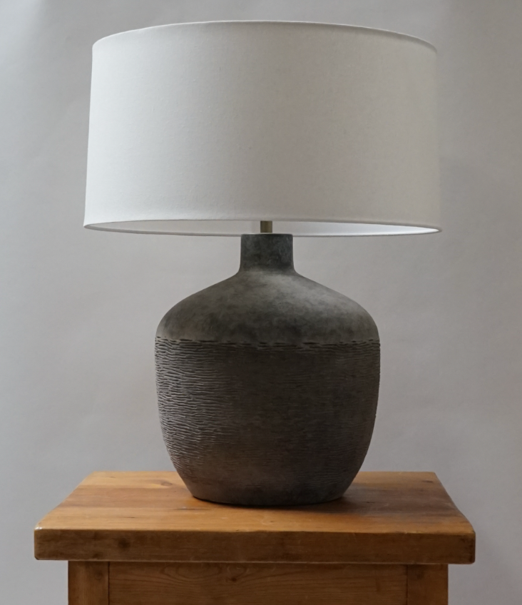 Unearthed Rhino Terracotta Table Lamp