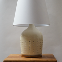 Ceramic Perforated Table Lamp