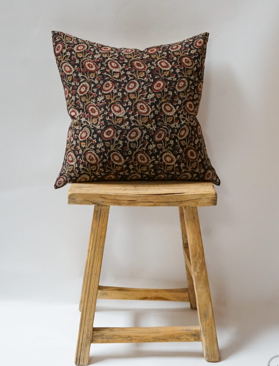 106. Handmade Block Print Pillow