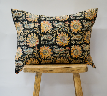 114. Handmade Vintage Textile Pillow