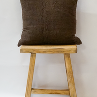 115. Handmade Textured Linen Pillow